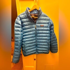 Patagonian Puffer Jacket Medium Goose Down.  Blue